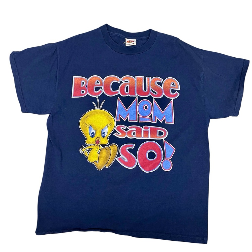 Y2K Looney Tunes Graphic Tee Tweety Bird Size Large